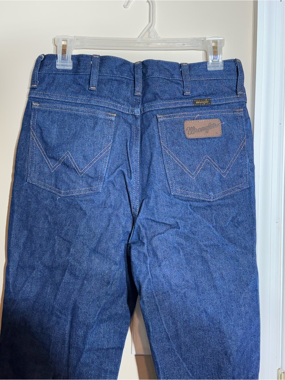 Dead Stock Wrangler vintage Men's Dark Blue Straight Leg 30x38